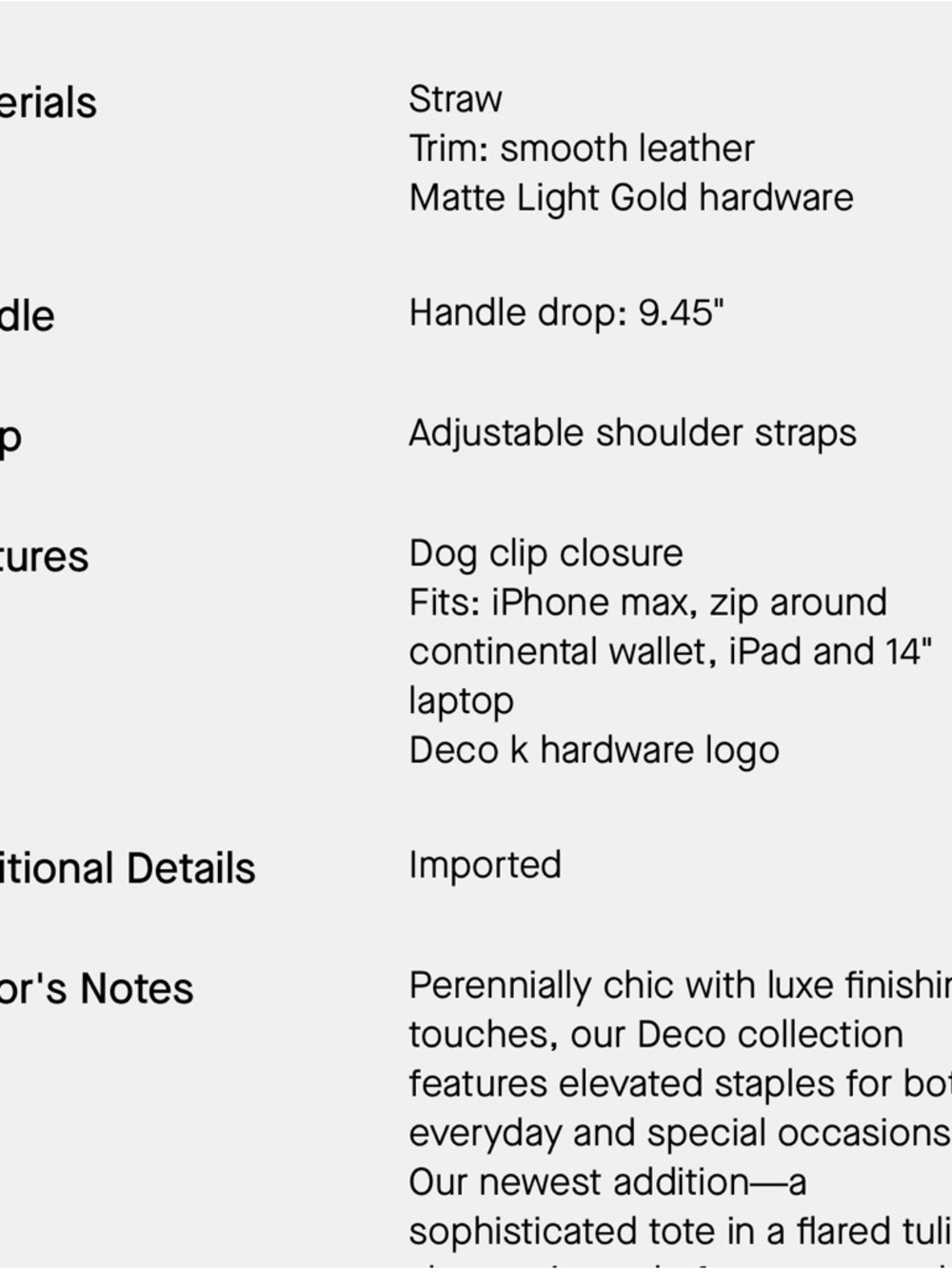 KATE SPADE Designer Deco Straw Tulip Tote Bag! NEW! White leather Straps! Tags! - Picture 12 of 13